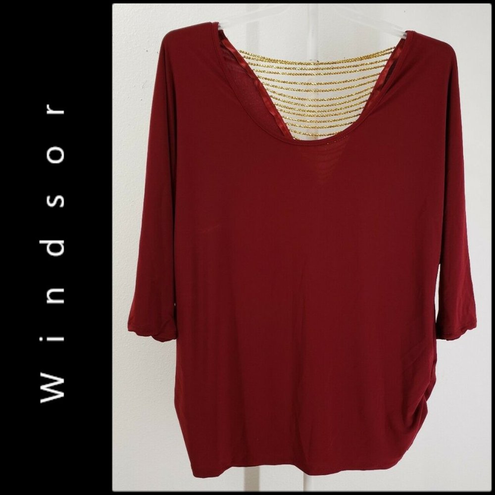 PLUS HEART WOMAN ELEGANT BLOUSE SIZE 3XL